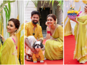 Keerthy Suresh : కీర్తి సురేష్ సంక్రాంతి వేడుకలు.. భర్తతో కలిసి సంబరాలు keerthy