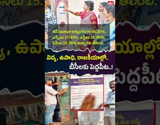 TS Caste Census Survey : విద్య, ఉపాధి, రాజకీయాల్లో.. బీసీలకు పెద్దపీట..! short 1