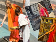 krystyna pyszko : ప్రపంచ సుందరి క్రిస్టినా పిస్కోవా యాదగిరిగుట్ట ఆలయా పర్యటన thumb